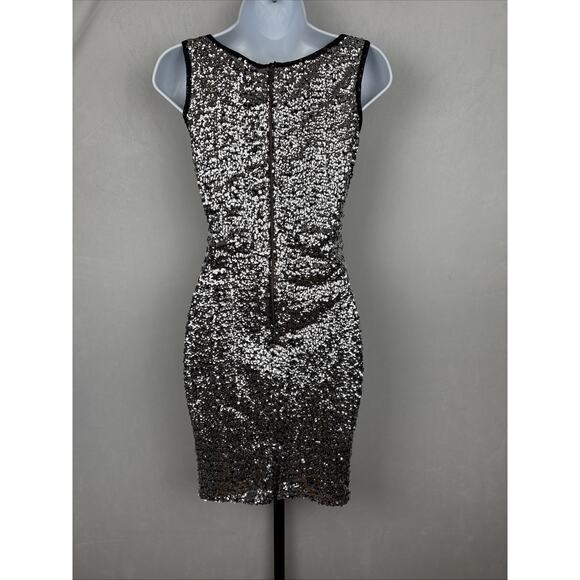NEW Mark Wong Nark Sequin Bodycon Mini Dress Women Small Party Night Out Festive - Picture 5 of 11